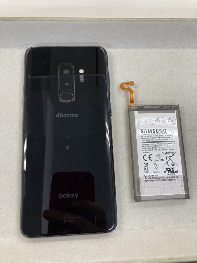 Galaxy S9+ バッテリー交換 