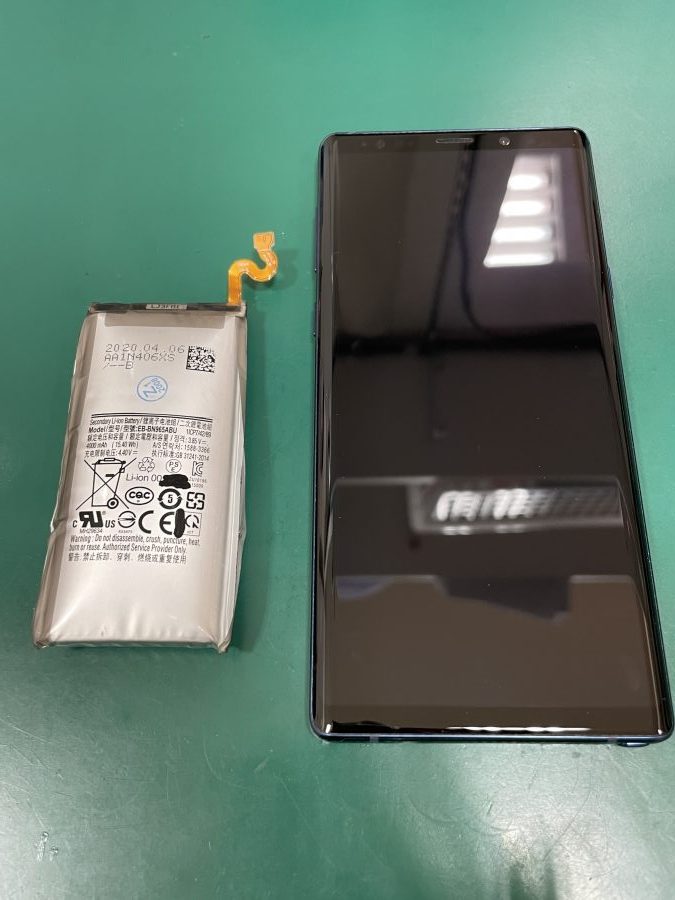 Galaxy Note9バッテリー交換(H・Y様) 