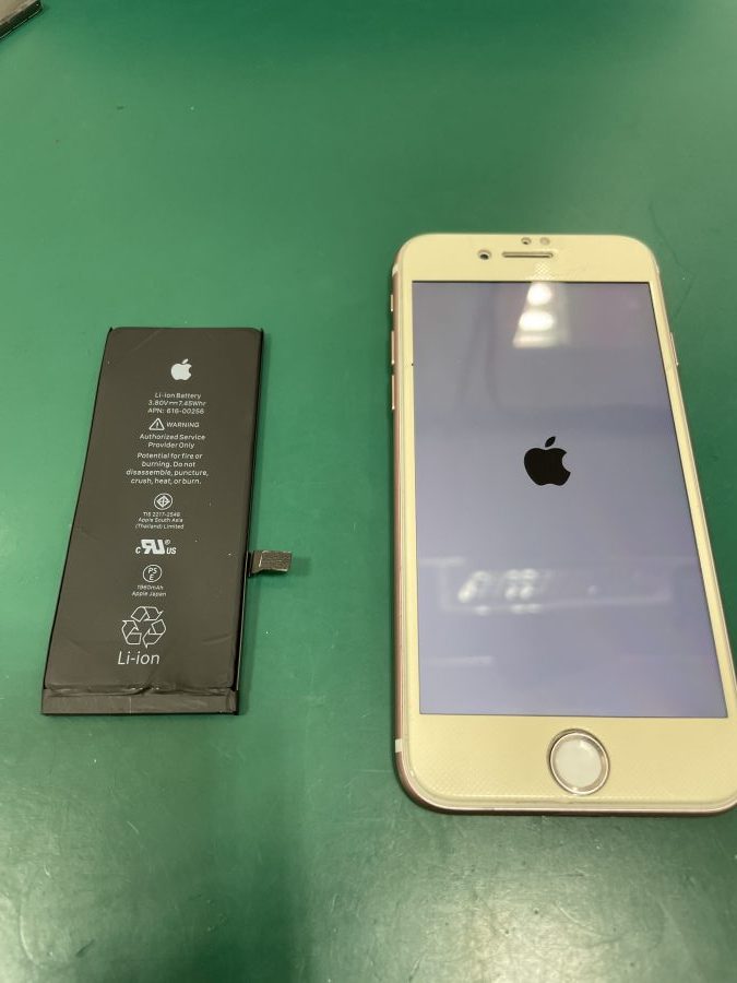 iPhone8 バッテリー交換(T・K様) 