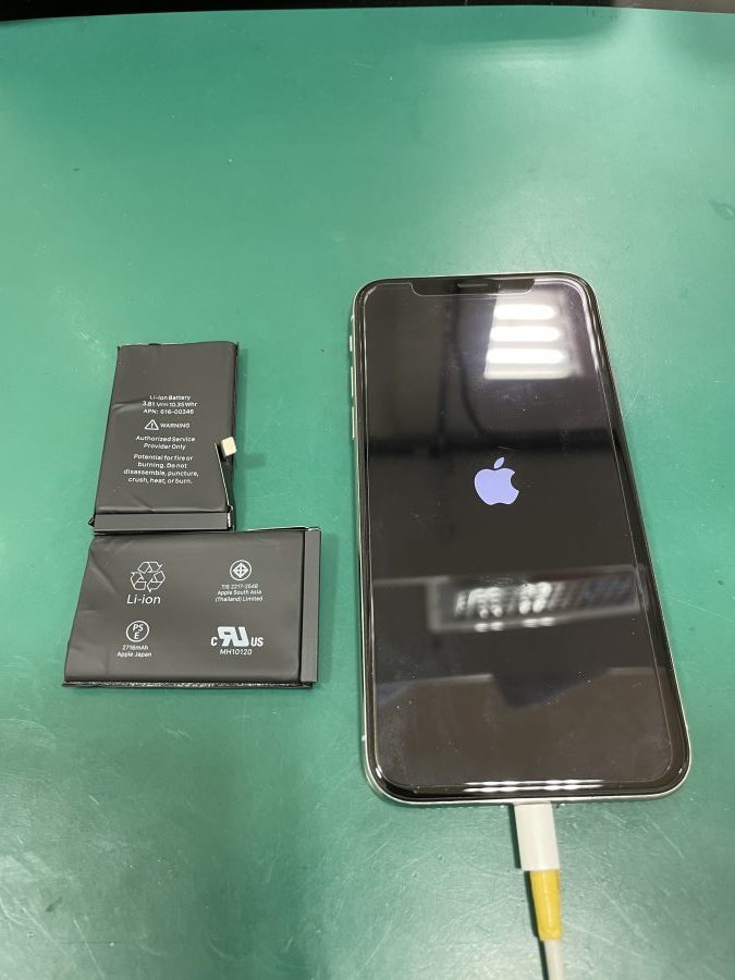 iPhoneX　バッテリー交換(R・M様) 