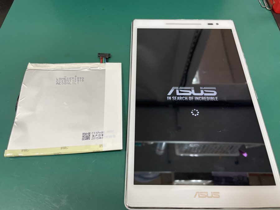 ZenPad8.0 バッテリー交換(F・A様) 