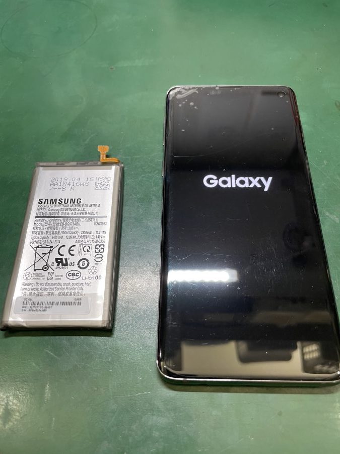 GalaxyS10 バッテリー交換 