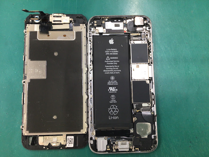 iPhone６S のバッテリー交換　データをそのまま・最短即日修理のiPhone修理工房イーアス高尾店にご相談ください！ 