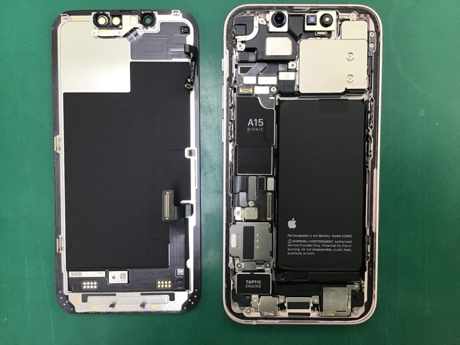 スマホ修理工房王子店/iPhone13miniの修理でお越しのお客様から頂いた口コミ 